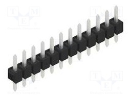 Connector: pin strips; pin header; male; PIN: 12; 2.54mm; THT; 1x12