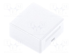 Button; square; 15x15mm; Colour: white; Application: AML series