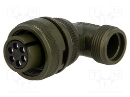 Connector: circular; Series: DS/MS; plug; female; PIN: 6; for cable
