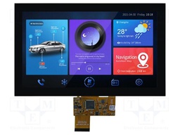 Display: TFT; 10.1"; 1024x600; Illumin: LED; 16MBFLASH; RGB; 50pin