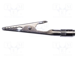 Crocodile clip; 10A; Grip capac: max.7.9mm; Overall len: 54.6mm