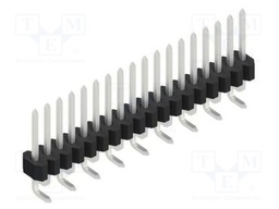 Connector: pin strips; pin header; male; PIN: 18; 1.27mm; SMT; 1x18
