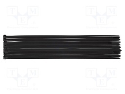 Cable tie; L: 500mm; W: 7.6mm; black; 50pcs; EXTREME