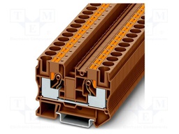 Splice terminal: rail; PT; 57A; 1kV; push-in; PA; L: 49.5mm; W: 10.2mm