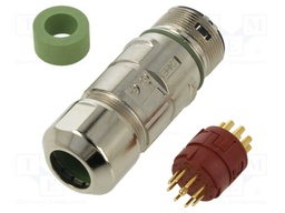 Connector: HDC; EPIC® SIGNAL M23 KIT F6 N 8+1E SLM