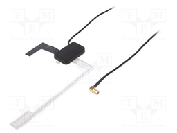 Antenna; DAB; Colour: black; Kind: RG174; 8dBi; -40÷85°C; 50Ω