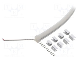 NEON LED tape; white neutral; 24V; LED/m: 120; 10mm; IP65; 9.6W/m
