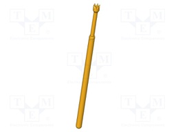Test needle; Operational spring compression: 4.3mm; 5A; Ø: 1.5mm