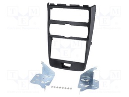 Radio mounting frame; Hyundai; 2 DIN; black