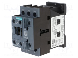 Contactor: 3-pole; NO x3; Auxiliary contacts: NO + NC; 230VAC; 17A