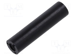 Spacer sleeve; cylindrical; polyamide; M2; L: 16mm; Øout: 4mm