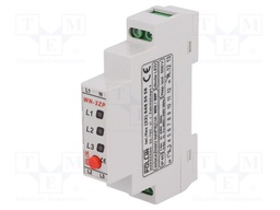 Module: voltage indicator; Mounting: DIN; IP20; Colour: red