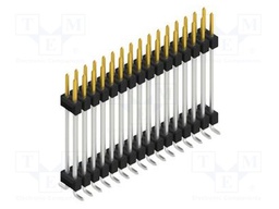 Connector: pin strips; pin header; male; PIN: 32; 2.54mm; SMT; 2x16