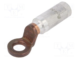 Tip: ring; M12; 50mm2; crimped; for cable; straight; non-insulated