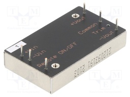 Converter: DC/DC; 40W; Uin: 9÷36V; Uout: 12VDC; Uout2: -12VDC; 36g