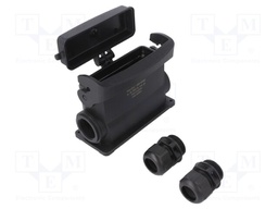 Enclosure: for rectangular connectors; Han Eco B; size 24B; M32