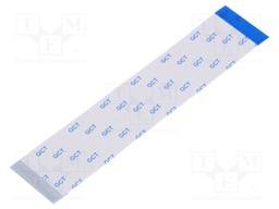 FFC cable; Cores: 40; Cable ph: 0.5mm; L: 101mm; 60V; Plating: tinned