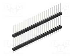 Connector: pin strips; pin header; male; PIN: 24; 2.54mm; THT; 1x24
