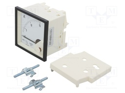 Meter; on panel; analogue; 0÷15A; True RMS; Class: 1,5; 40÷72Hz