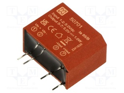 Converter: DC/DC; 1W; Uin: 4.5÷5.5VDC; Uout: 5VDC; Iout: 200mA; PCB