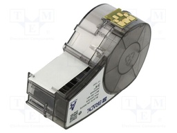 Tape; 19.05mm; 6.4m; white; Character colour: black; self-adhesive