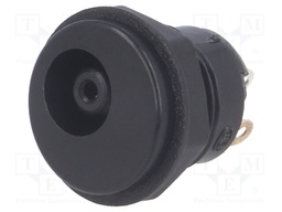 Socket; DC supply; female; 6,5/4,3/1,4mm; 6.5mm; 4.3mm; soldering