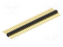 Connector: pin strips; pin header; male; PIN: 34; 1.27mm; SMT; 1x34
