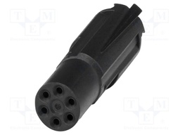 Connector: M23; contact insert; PIN: 6; crimped; SH; 3.6A; 50V