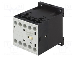 Contactor: 3-pole; NO x3; Auxiliary contacts: NC; 24VDC; 6A; DIN; BG
