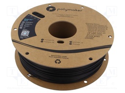 Filament: PLA; 1.75mm; black; 190÷230°C; 1kg; Table temp: 45°C