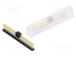 Connector: pin strips; pin header; male; PIN: 60; 2.54mm; SMT; 2x30