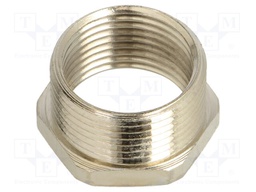 Thread adapter; Int.thread: M20; Ext.thread: PG16; brass