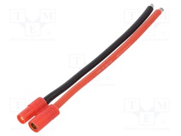 RC accessories: battery wire; 100mm; 14AWG; female