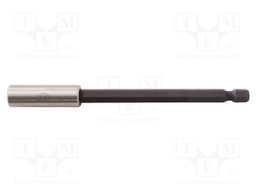 Holders for screwdriver bits; Socket: 1/4"; Overall len: 100mm