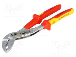 Pliers; aligator type; chrome-vanadium steel; Pliers len: 250mm
