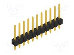 Connector: pin strips; pin header; male; PIN: 11; 2.54mm; THT; 1x11