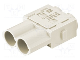 Connector: HDC; module; male; Han-Modular®; PIN: 2; crimped; 70A
