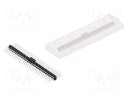 Connector: pin strips; pin header; male; PIN: 62; 2.54mm; SMT; 2x31