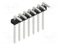 Connector: pin strips; pin header; male; PIN: 7; 2mm; THT; 1x7; 100V