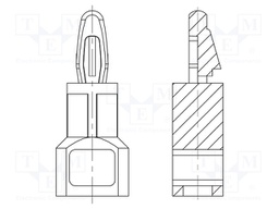 PCB distance; polyamide 66; L: 12.7mm; Colour: natural; UL94V-2