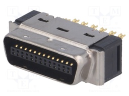 Connector: MDR; PIN: 26; shielded; for cable; Mat: polyester; plug