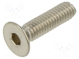 Screw; M2.5x10; 0.45; Head: countersunk; imbus; HEX 1,5mm; DIN: 7991