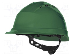 Protective helmet; Size: 53-63mm; green; 1kV; Series: QUARTZ UP IV