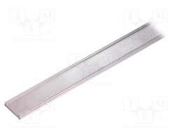 Cover for LED profiles; transparent; 1m; V: F; push-in