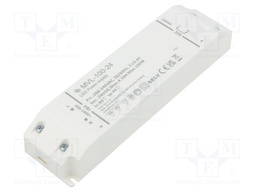 Power supply: switching; LED; 100W; 24VDC; 4.17A; 200÷240VAC; IP20