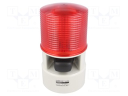 Signaller: lighting-sound; 24VDC; Colour: red; IP54; -30÷50°C