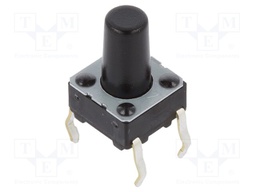 Microswitch TACT; SPST-NO; Pos: 2; 0.2A/15VDC; THT; none; 1N; 9.5mm