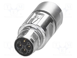 Connector: M17; plug; M17 PRO; PIN: 4(3+1); 630V; 20A; IP67; 3+PE