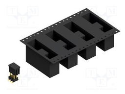Connector: pin strips; pin header; male; PIN: 6; 2.54mm; SMT; 2x3