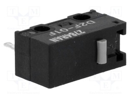 Microswitch SNAP ACTION; without lever; SPDT; 0.1A/30VDC; Pos: 2
